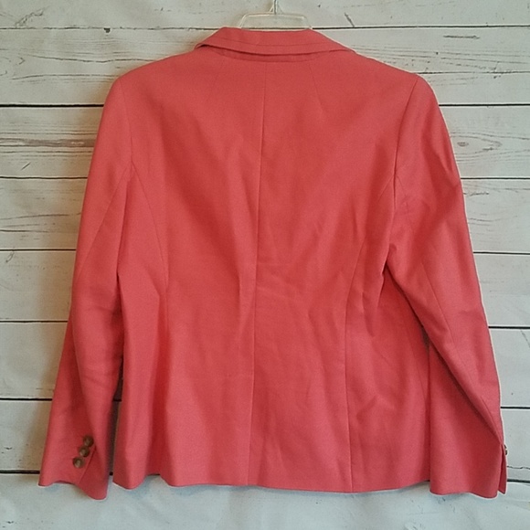 Coral Talbots Blazer - Picture 2 of 4